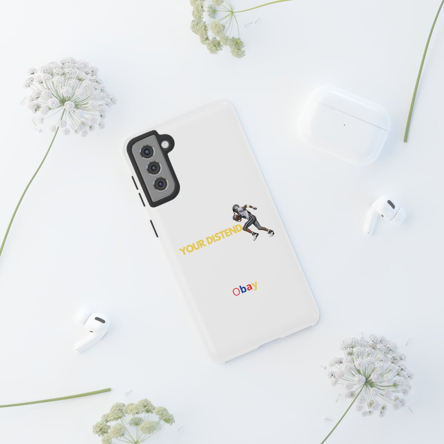 Athlete’s Edge Customizable Tough Phone Case - Durable Sports Design for iPhone/Samsung, Perfect Personalized Gift for Sports Lovers