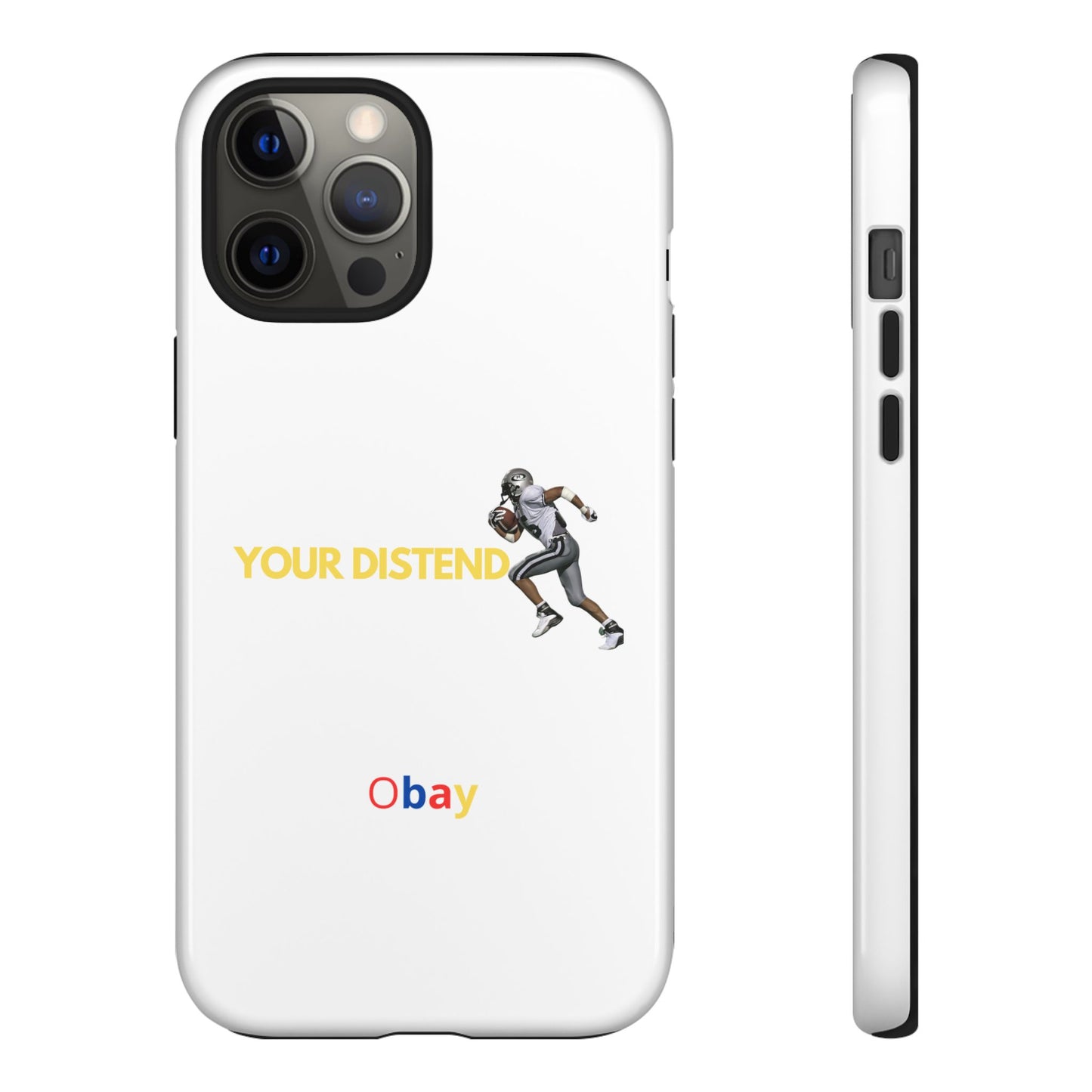 Athlete’s Edge Customizable Tough Phone Case - Durable Sports Design for iPhone/Samsung, Perfect Personalized Gift for Sports Lovers