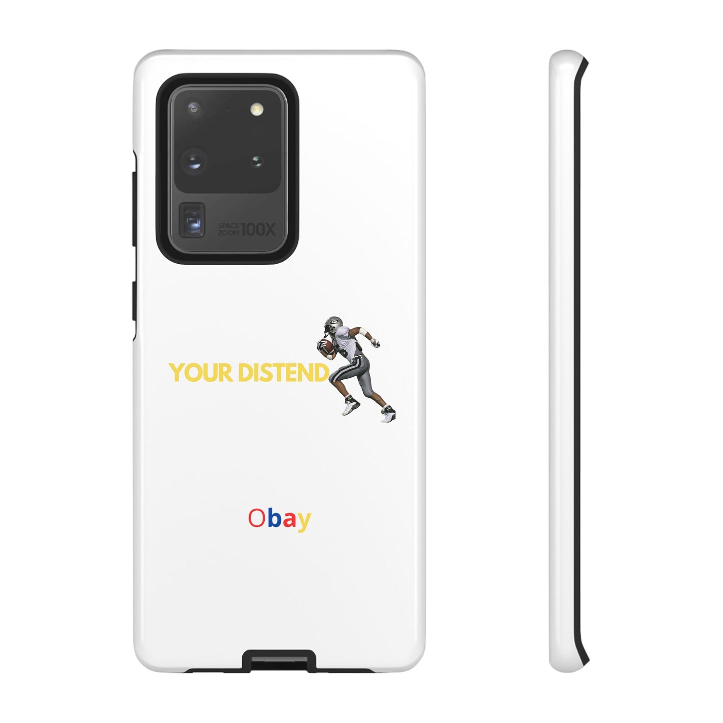 Athlete’s Edge Customizable Tough Phone Case - Durable Sports Design for iPhone/Samsung, Perfect Personalized Gift for Sports Lovers