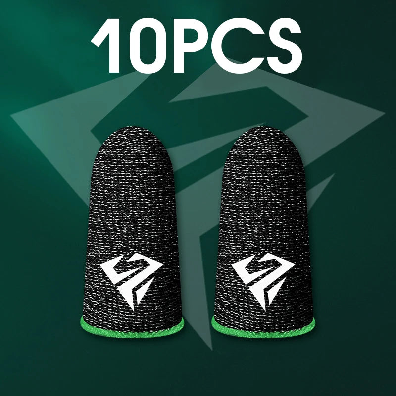 GamerPro Fingertip Gloves - Sweatproof, Anti-Slip Touch Screen Sleeves for Mobile Gaming (10pcs)