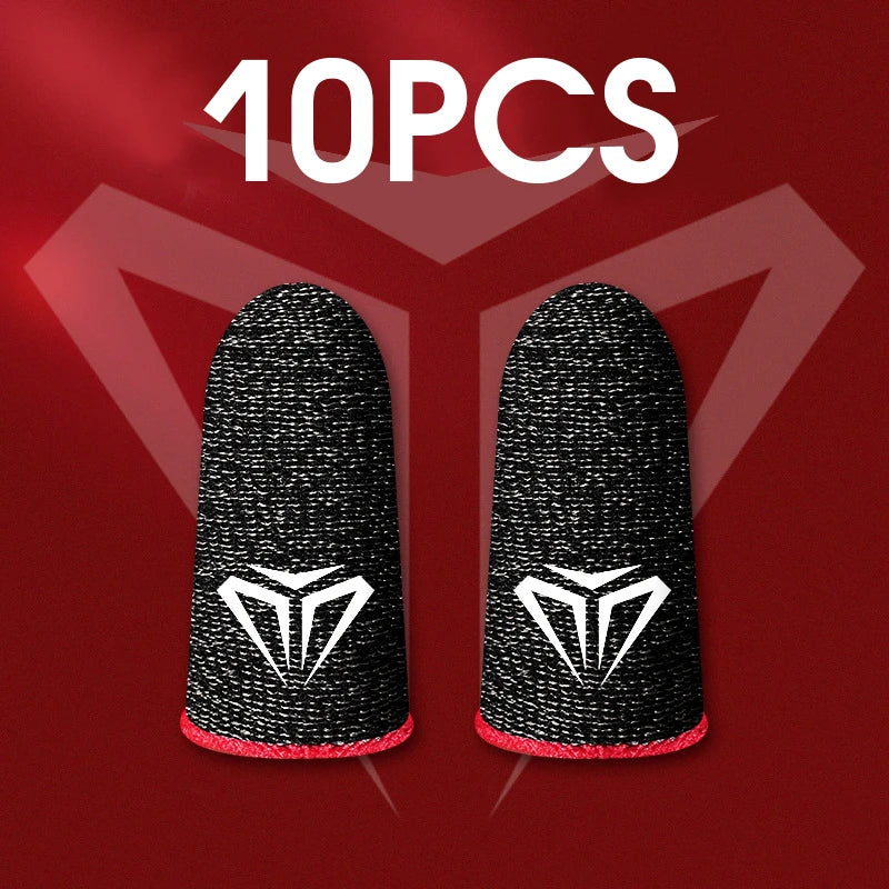 GamerPro Fingertip Gloves - Sweatproof, Anti-Slip Touch Screen Sleeves for Mobile Gaming (10pcs)