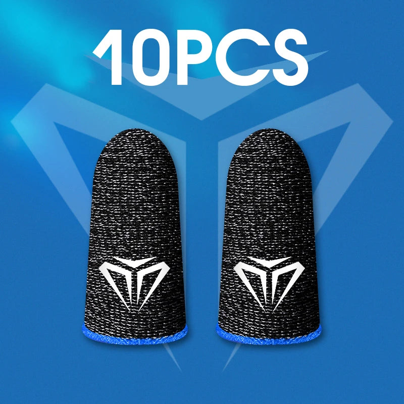 GamerPro Fingertip Gloves - Sweatproof, Anti-Slip Touch Screen Sleeves for Mobile Gaming (10pcs)