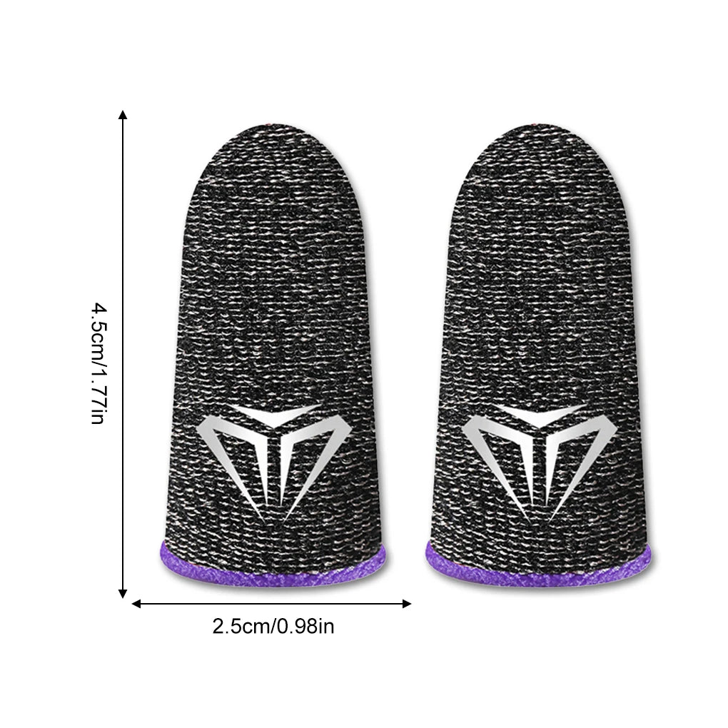 GamerPro Fingertip Gloves - Sweatproof, Anti-Slip Touch Screen Sleeves for Mobile Gaming (10pcs)
