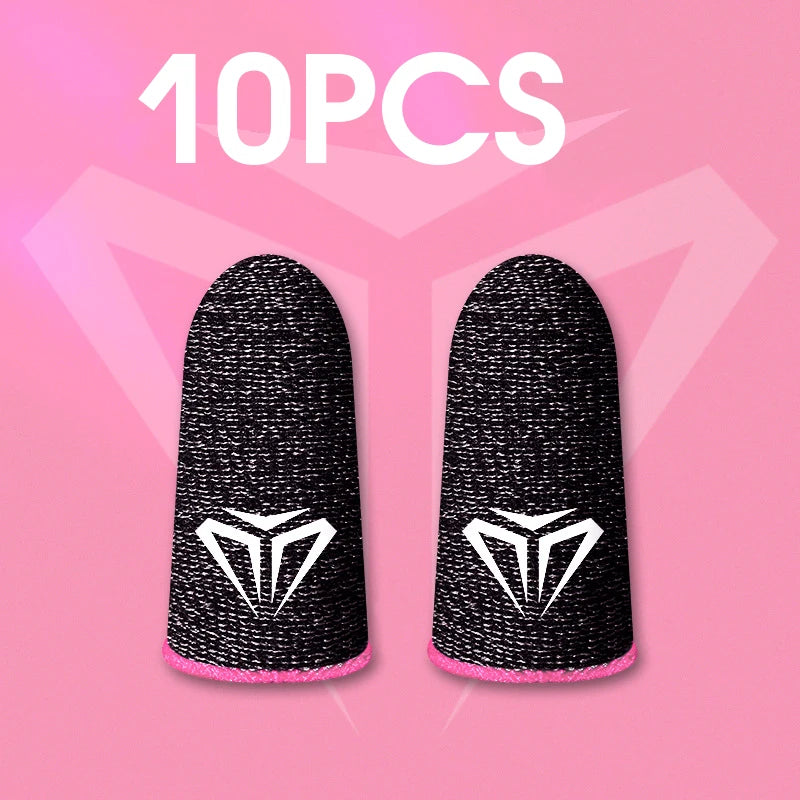 GamerPro Fingertip Gloves - Sweatproof, Anti-Slip Touch Screen Sleeves for Mobile Gaming (10pcs)