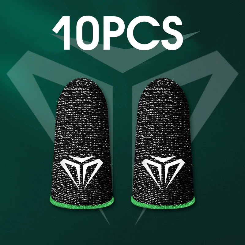 GamerPro Fingertip Gloves - Sweatproof, Anti-Slip Touch Screen Sleeves for Mobile Gaming (10pcs)