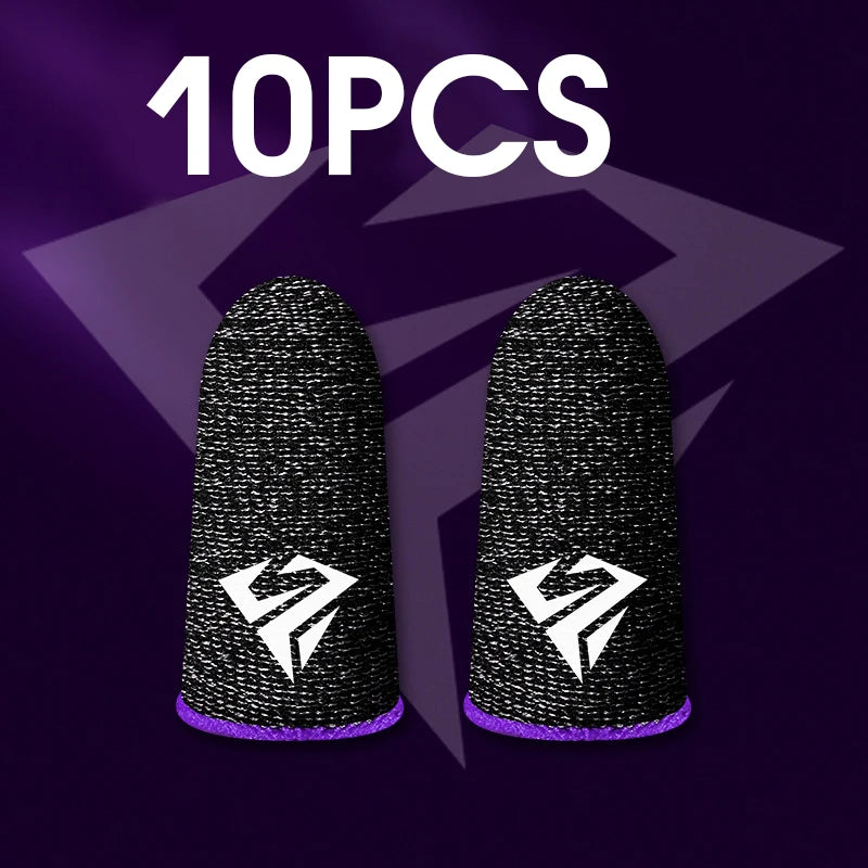 GamerPro Fingertip Gloves - Sweatproof, Anti-Slip Touch Screen Sleeves for Mobile Gaming (10pcs)