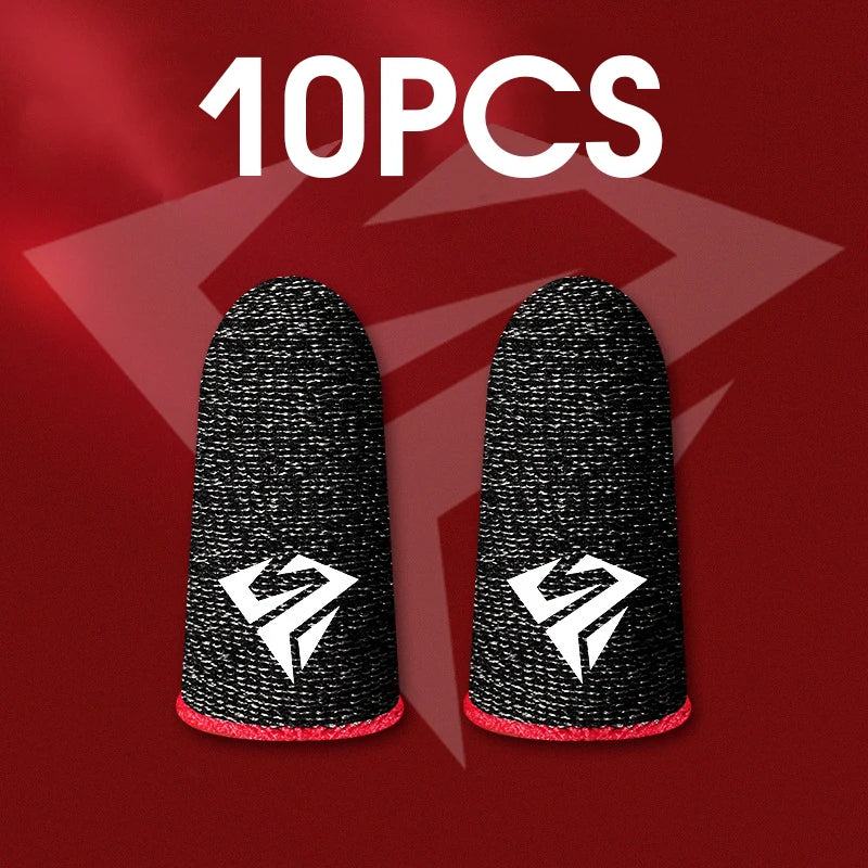 GamerPro Fingertip Gloves - Sweatproof, Anti-Slip Touch Screen Sleeves for Mobile Gaming (10pcs)