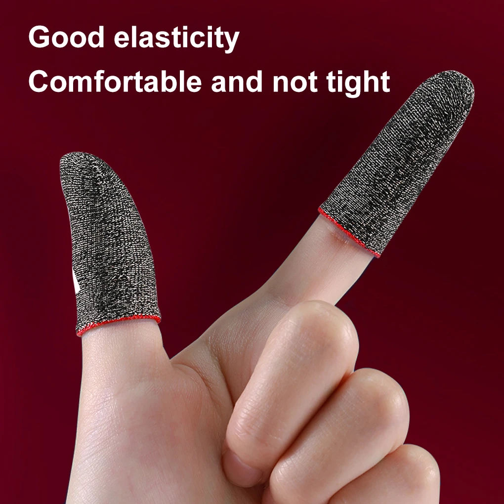 GamerPro Fingertip Gloves - Sweatproof, Anti-Slip Touch Screen Sleeves for Mobile Gaming (10pcs)