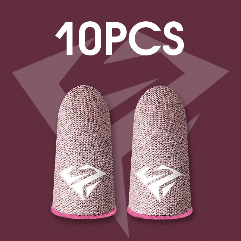 GamerPro Fingertip Gloves - Sweatproof, Anti-Slip Touch Screen Sleeves for Mobile Gaming (10pcs)