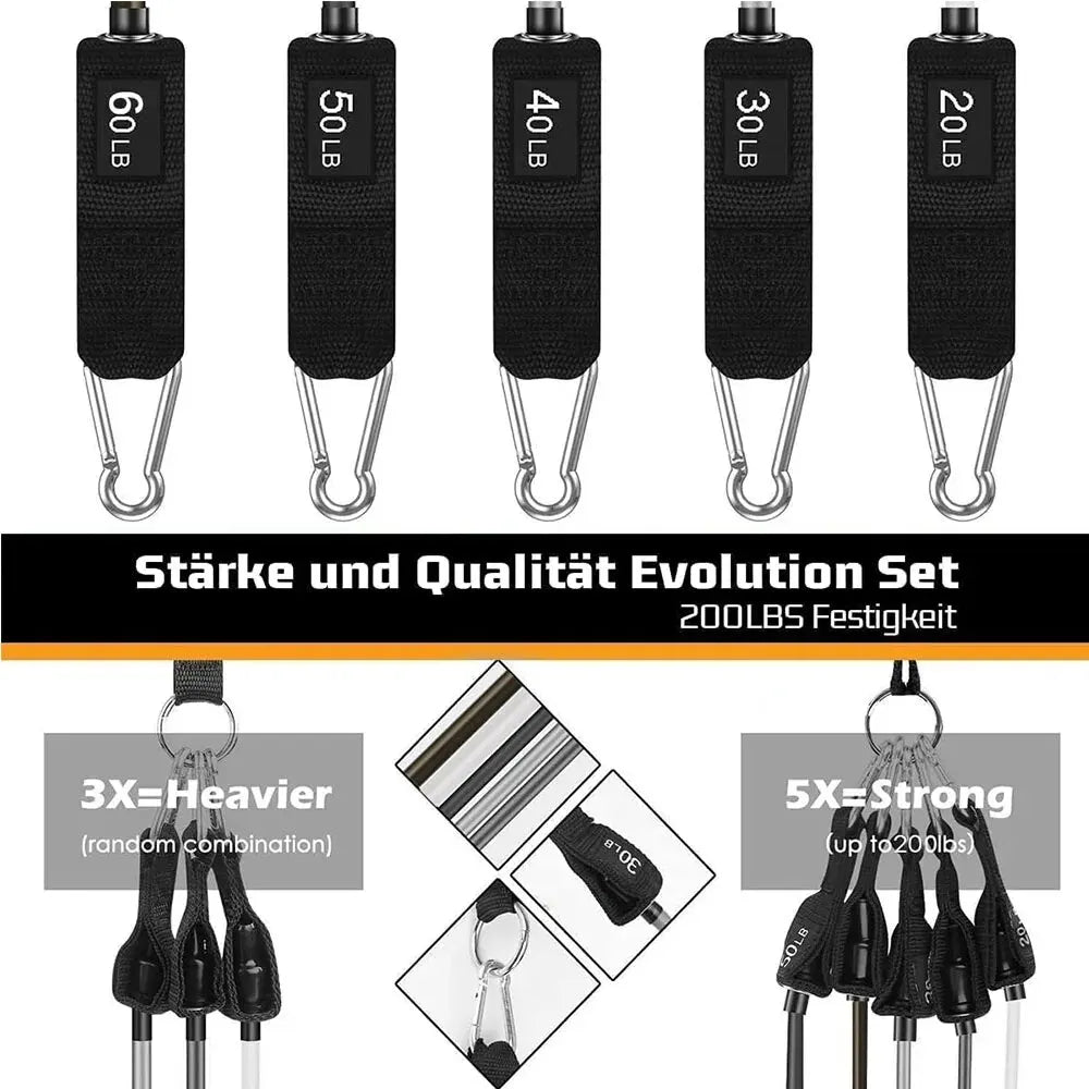 OB Resistance Tension Pull Rope Bands Set