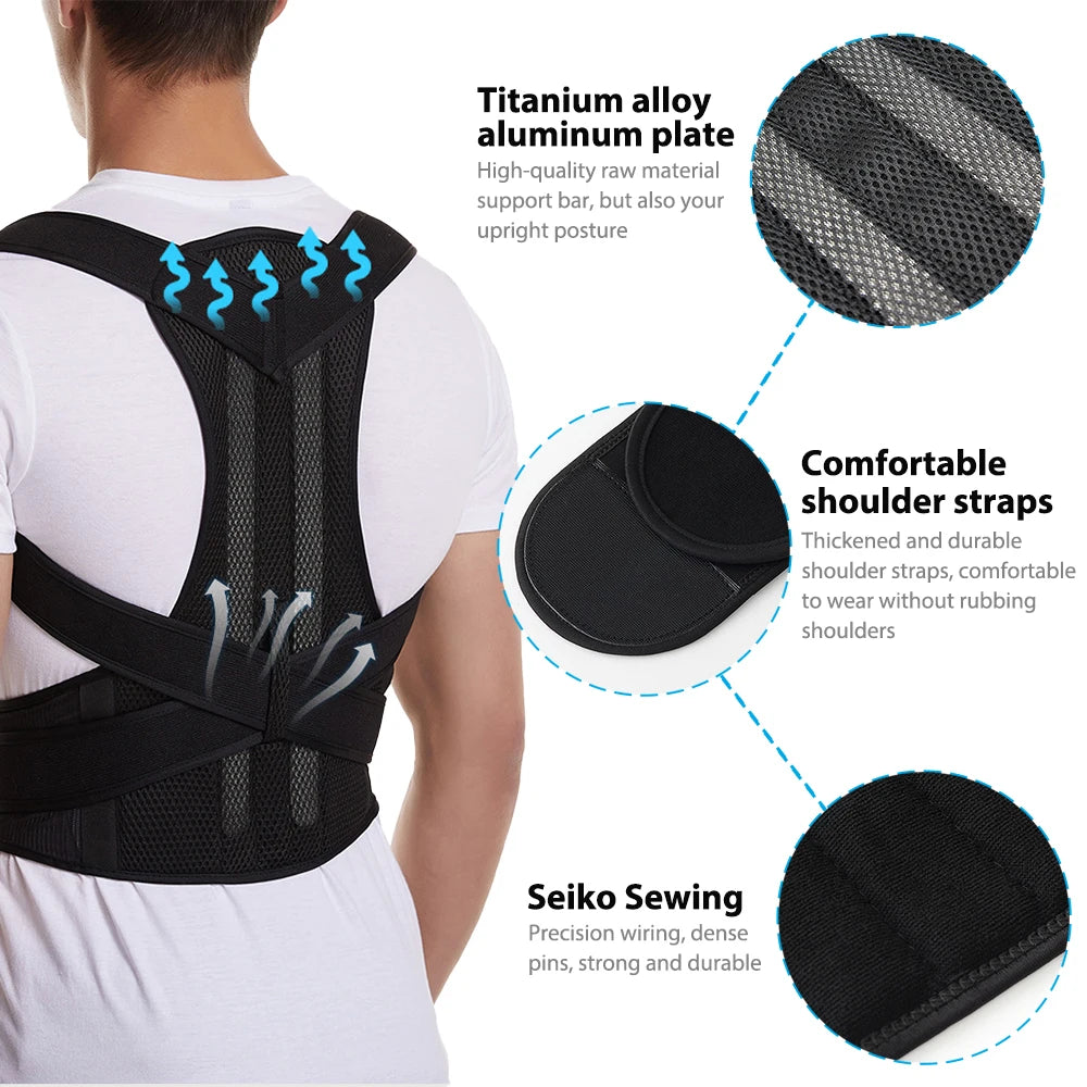 OB Back Brace Posture Corrector Belt