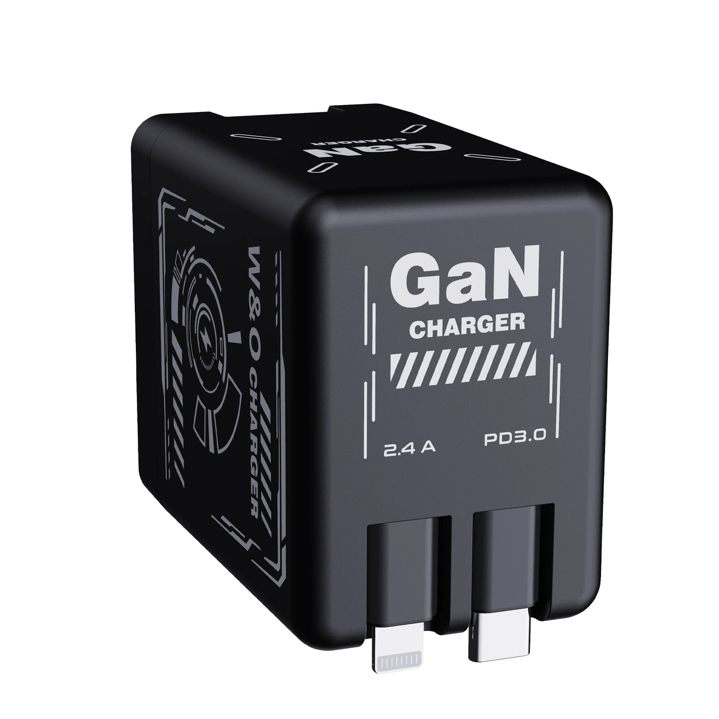 20W GaN Fast Charging Cable - USB-C to Lightning - Liquid Silicone Cable