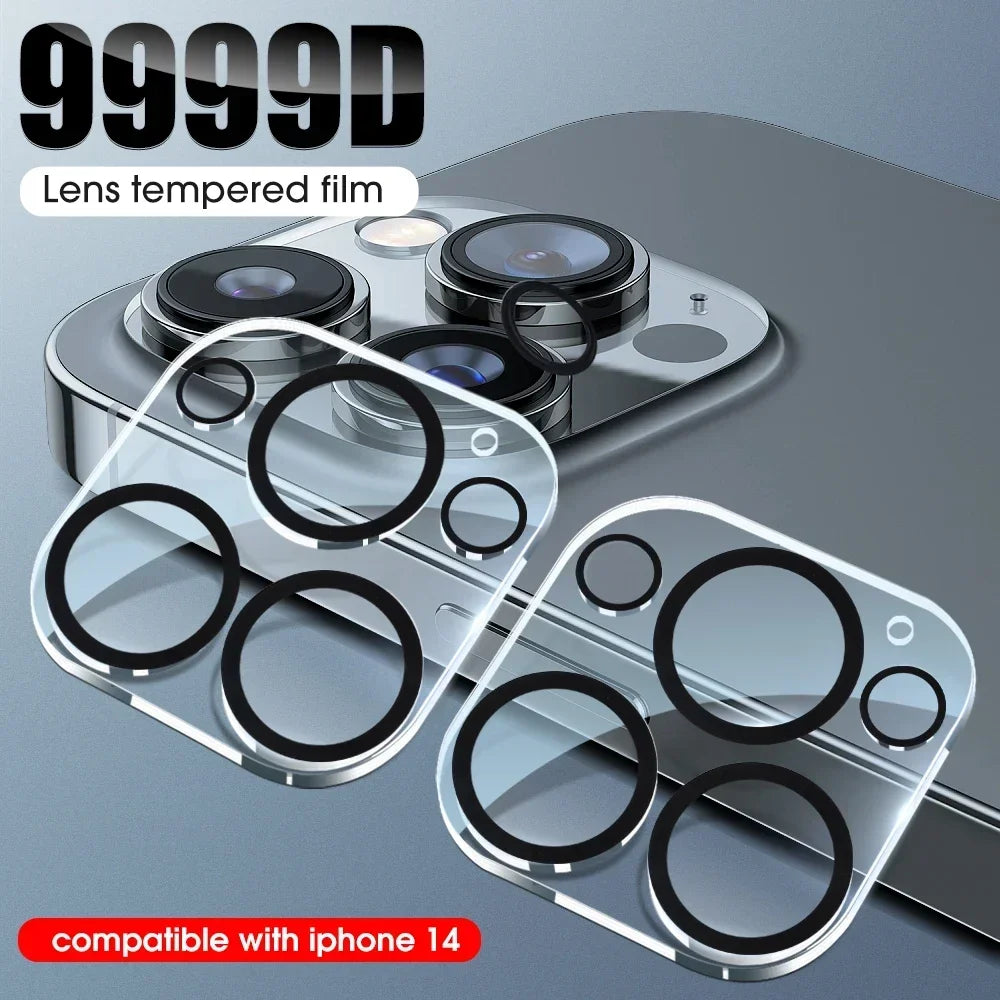 iPhone 13/14/15/16 Pro Max HD Back Camera Tempered Glass - Anti-Scratch Protection, 4PCS