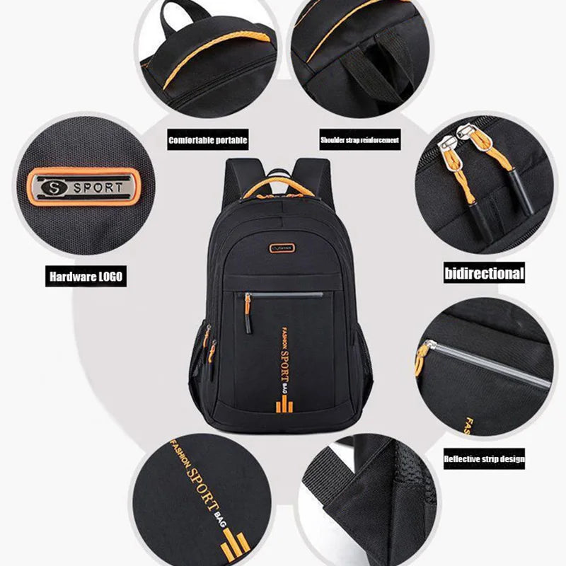 Stylish & Spacious Double-Shoulder Bag | Perfect for School, Travel & Laptops