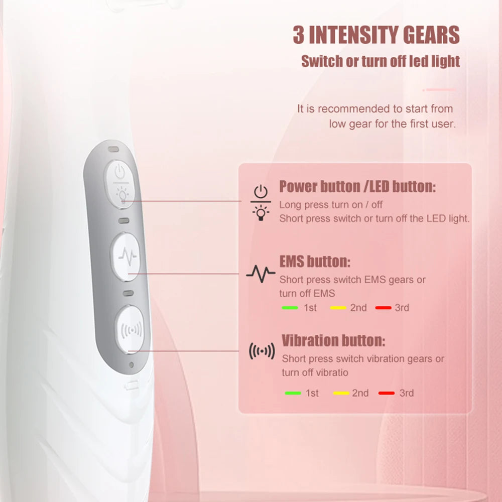 Electric Scalp Massage Comb | LED Light Therapy | Vibration Massage - BeautyEnhanced