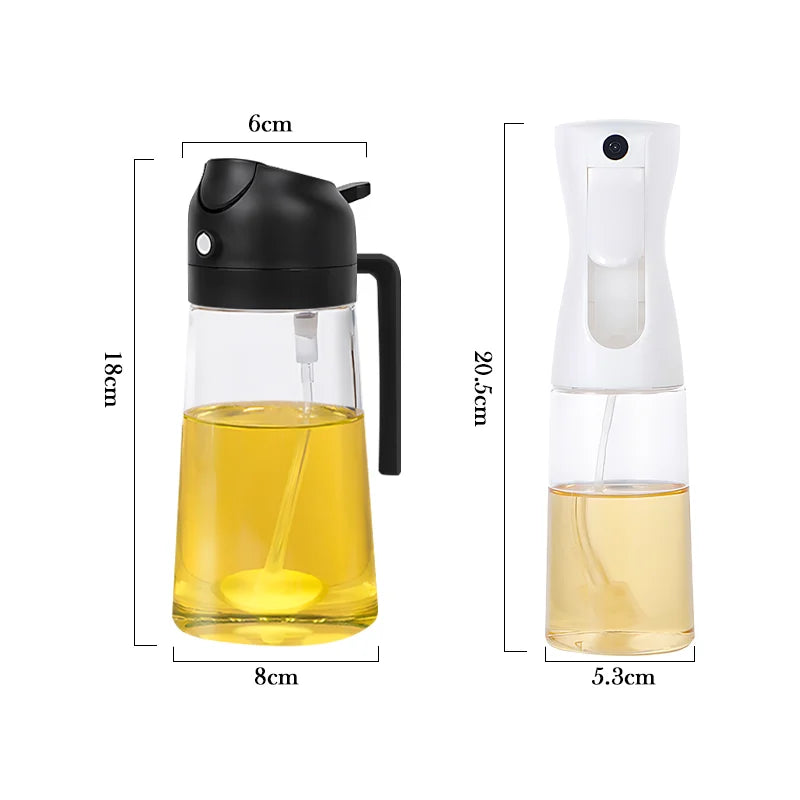 2in1 500ml Plastic Spray Oil Sprayer Bottle