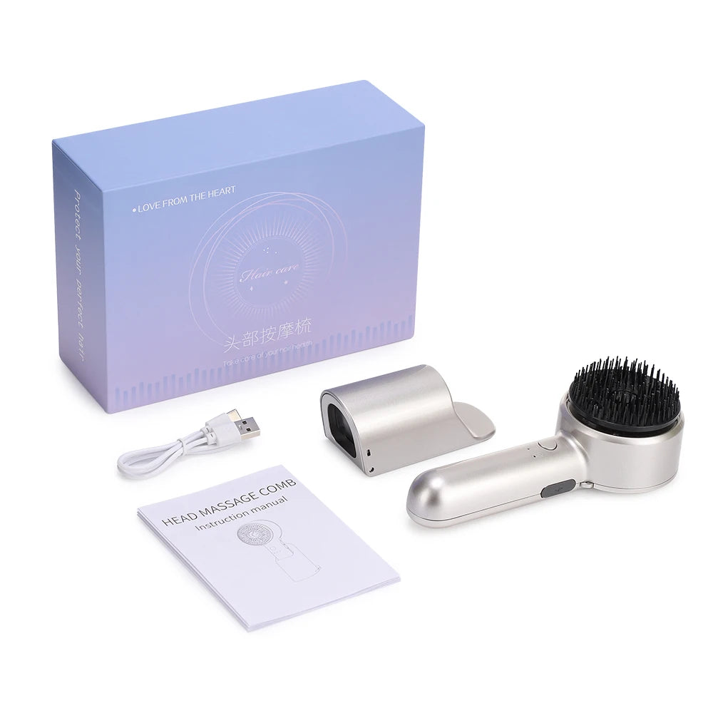Revitalize Your Scalp: Top-Rated Red Light Vibration Massage Comb for Hair Growth & Nourishment