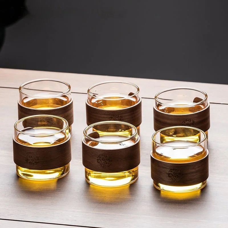 Glass Teapot Set | Stylish Design | Family Size - KitchenJoy