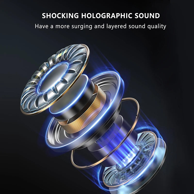 True Wireless Earphone Buds5 | HIFI Stereo Sound | Bluetooth 5.3 | Sport Earbud - TechTune