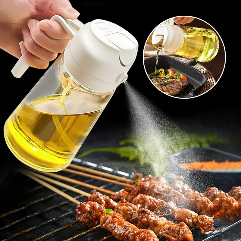 2in1 500ml Plastic Spray Oil Sprayer Bottle