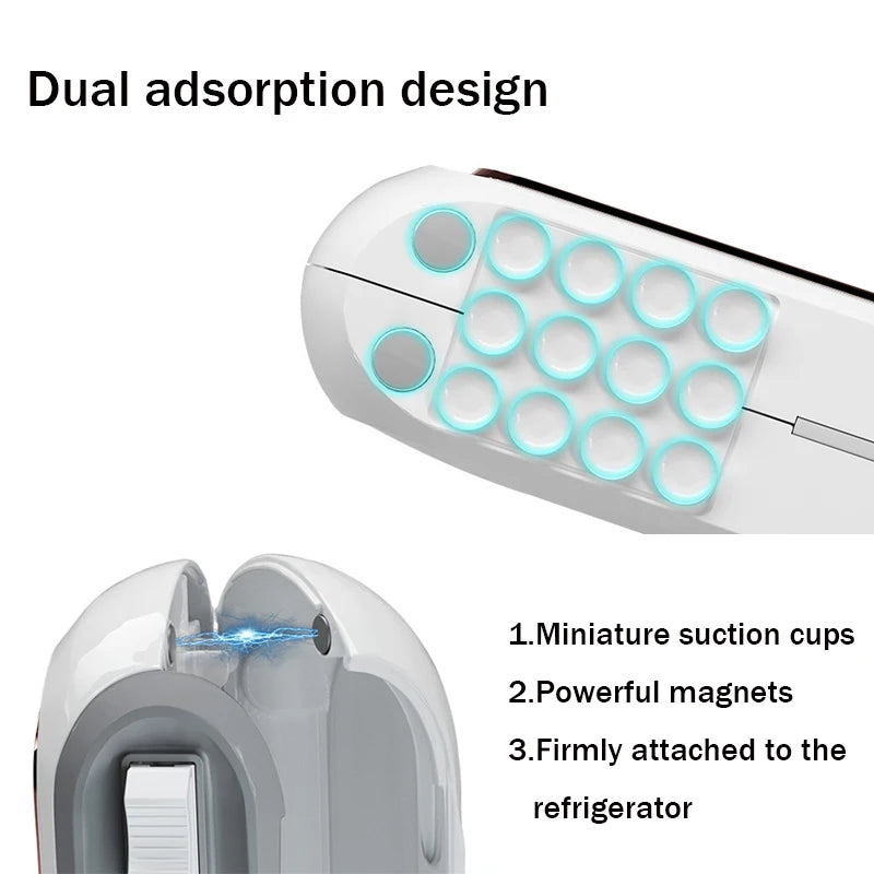 Magnetic Plastic Wrap & Aluminum Foil Dispenser with Cutter | KitchenSavvy