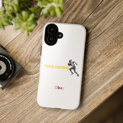 Athlete’s Edge Customizable Tough Phone Case - Durable Sports Design for iPhone/Samsung, Perfect Personalized Gift for Sports Lovers