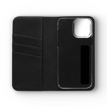 Champion's Motivational Flip Case | Inspirational Quote Phone Accessory for Fitness Enthusiasts