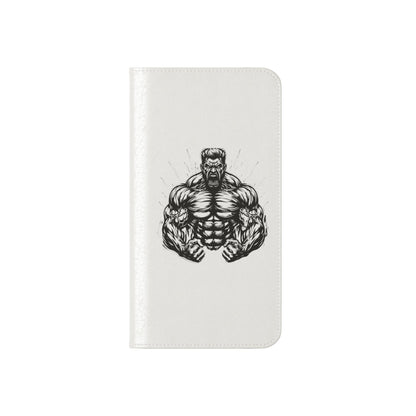 Champion's Motivational Flip Case | Inspirational Quote Phone Accessory for Fitness Enthusiasts