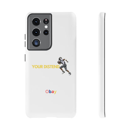 Athlete’s Edge Customizable Tough Phone Case - Durable Sports Design for iPhone/Samsung, Perfect Personalized Gift for Sports Lovers