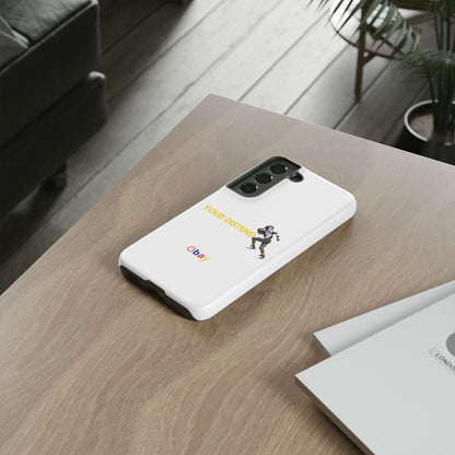 Athlete’s Edge Customizable Tough Phone Case - Durable Sports Design for iPhone/Samsung, Perfect Personalized Gift for Sports Lovers