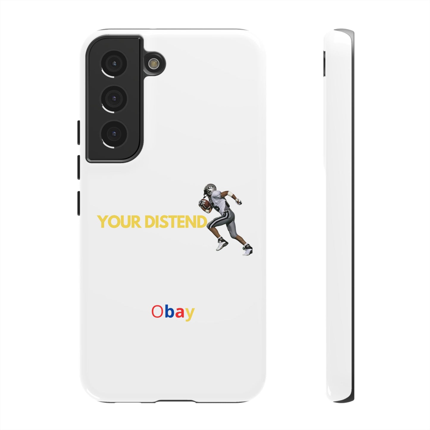 Athlete’s Edge Customizable Tough Phone Case - Durable Sports Design for iPhone/Samsung, Perfect Personalized Gift for Sports Lovers