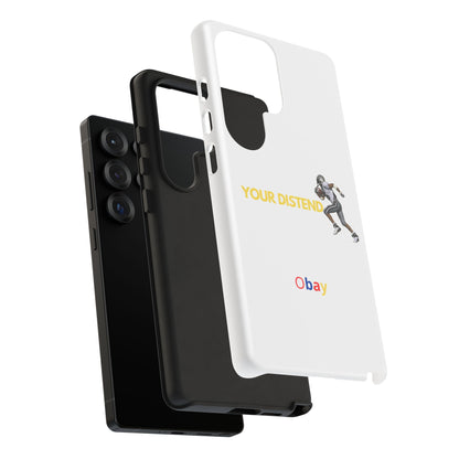 Athlete’s Edge Customizable Tough Phone Case - Durable Sports Design for iPhone/Samsung, Perfect Personalized Gift for Sports Lovers