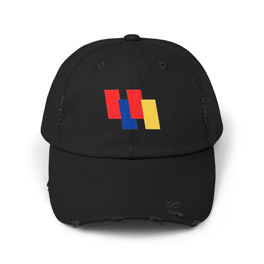 Trendy Unisex Color Block Distressed Cap - Your Go-To Summer Accessory for Casual Style