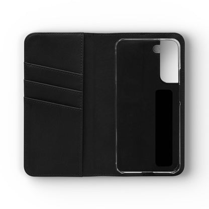 Champion's Motivational Flip Case | Inspirational Quote Phone Accessory for Fitness Enthusiasts