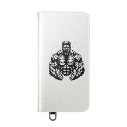 Champion's Motivational Flip Case | Inspirational Quote Phone Accessory for Fitness Enthusiasts