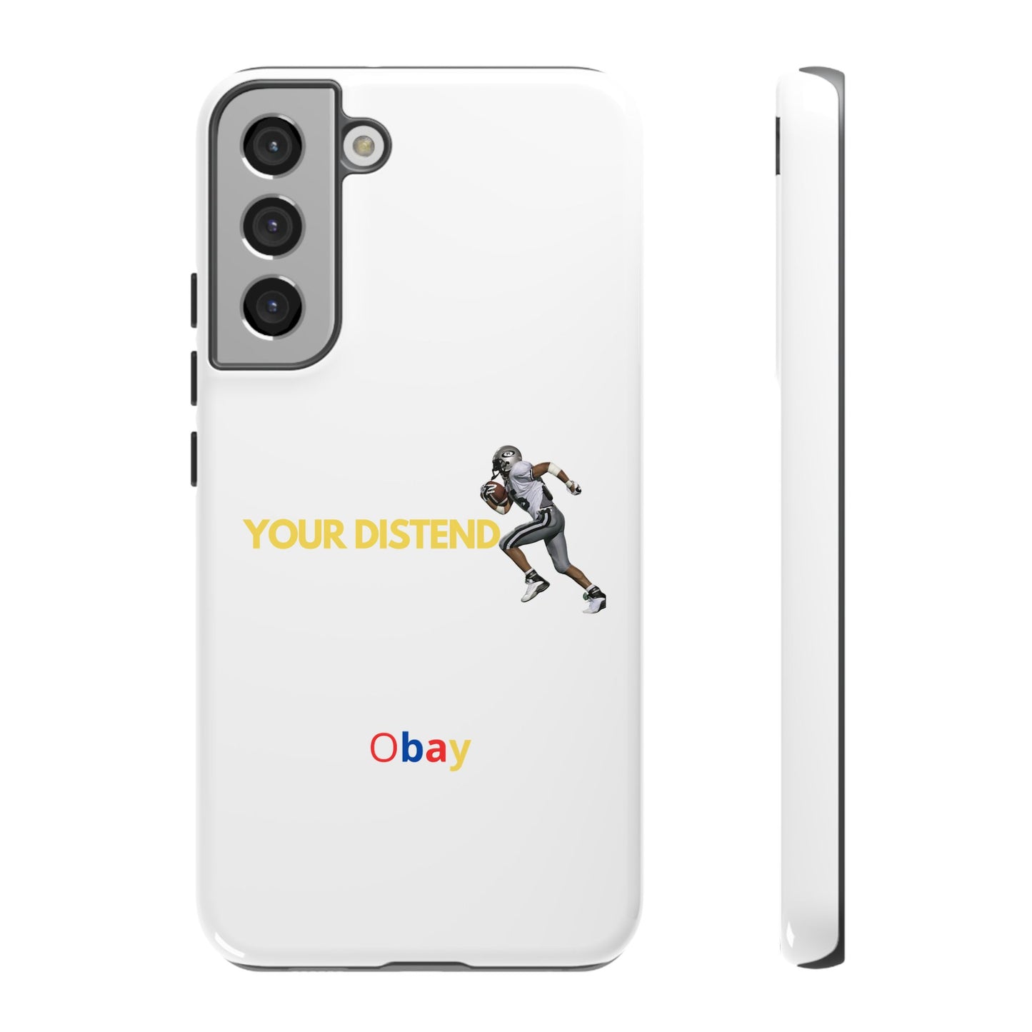 Athlete’s Edge Customizable Tough Phone Case - Durable Sports Design for iPhone/Samsung, Perfect Personalized Gift for Sports Lovers