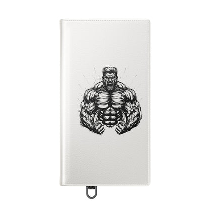 Champion's Motivational Flip Case | Inspirational Quote Phone Accessory for Fitness Enthusiasts