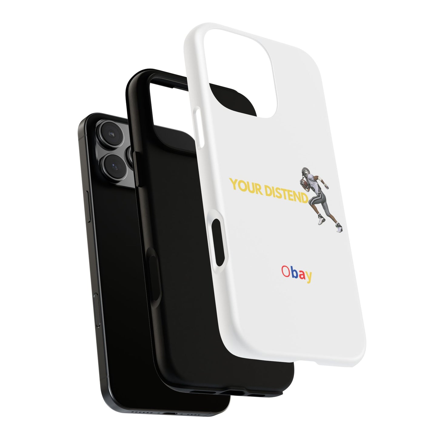 Athlete’s Edge Customizable Tough Phone Case - Durable Sports Design for iPhone/Samsung, Perfect Personalized Gift for Sports Lovers