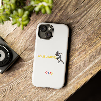 Athlete’s Edge Customizable Tough Phone Case - Durable Sports Design for iPhone/Samsung, Perfect Personalized Gift for Sports Lovers