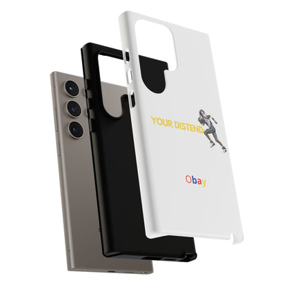 Athlete’s Edge Customizable Tough Phone Case - Durable Sports Design for iPhone/Samsung, Perfect Personalized Gift for Sports Lovers