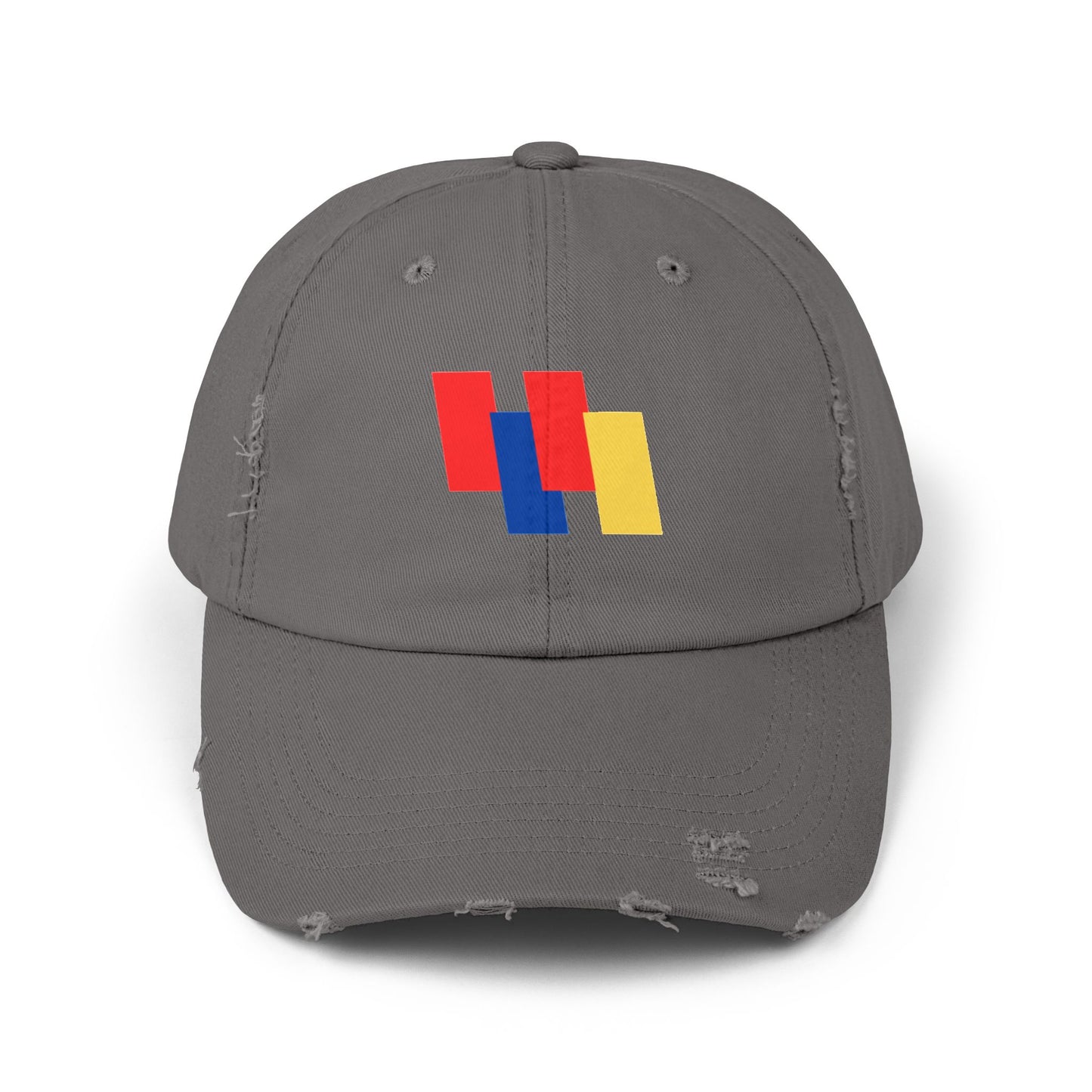 Trendy Unisex Color Block Distressed Cap - Your Go-To Summer Accessory for Casual Style