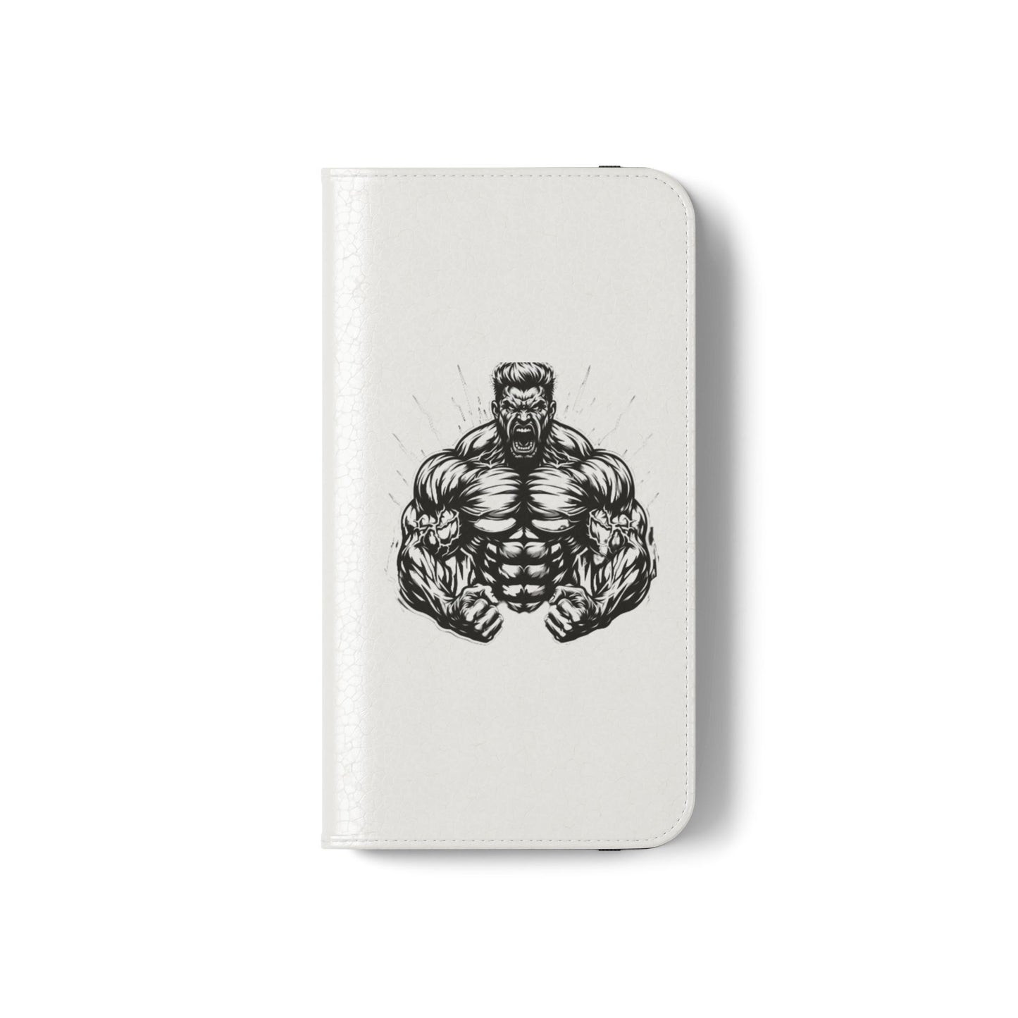 Champion's Motivational Flip Case | Inspirational Quote Phone Accessory for Fitness Enthusiasts
