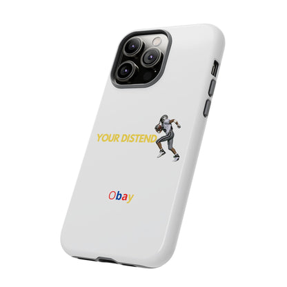 Athlete’s Edge Customizable Tough Phone Case - Durable Sports Design for iPhone/Samsung, Perfect Personalized Gift for Sports Lovers