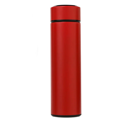 Stainless Steel Smart Water Bottle, Leak Proof, Double Walled, Keep Drink Hot & Cold, LCD Temperature Display - HydrateTech