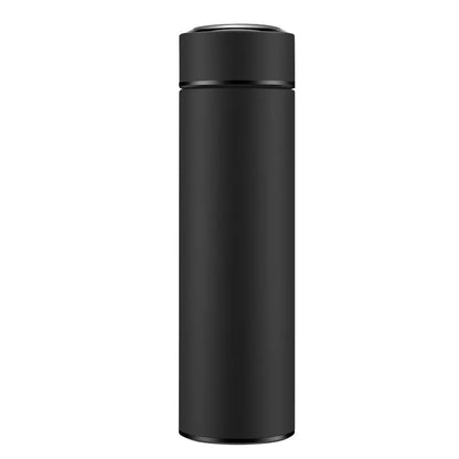 Stainless Steel Smart Water Bottle, Leak Proof, Double Walled, Keep Drink Hot & Cold, LCD Temperature Display - HydrateTech