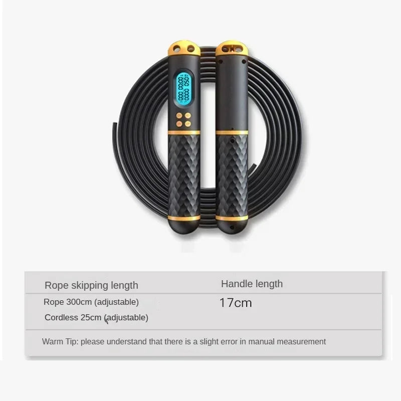 OB 2 In-1 Multi Run Skipping Rope With Digital Counter Speed