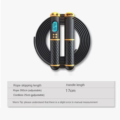 OB 2 In-1 Multi Run Skipping Rope With Digital Counter Speed