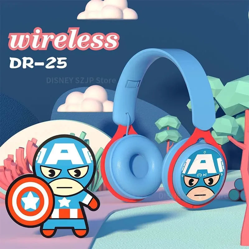 Disney Marvel Wireless Bluetooth Foldable HIFI Surround Sound Headphones