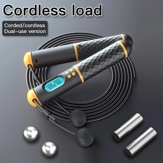 OB 2 In-1 Multi Run Skipping Rope With Digital Counter Speed