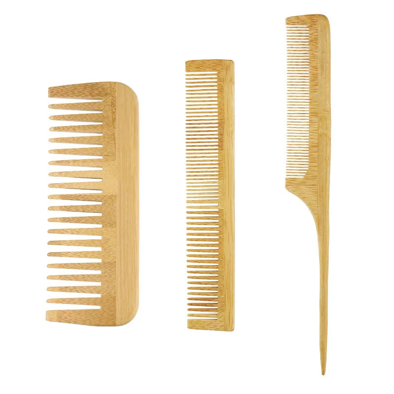 Bamboo Wooden Hair Brush | Scalp Massager for Hair Growth - BeautyBrush